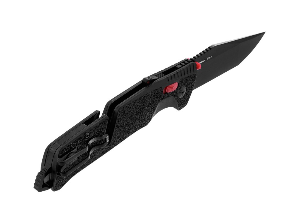 TRIDENT AT / BLACK + RED / TANTO / PEG BOX